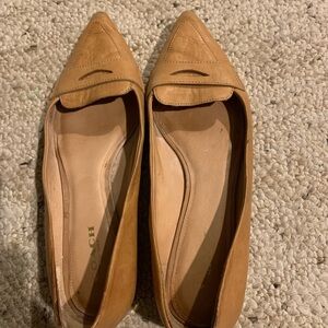 Coach tan size 6 flats little stain on back. Very cute still lots of life left